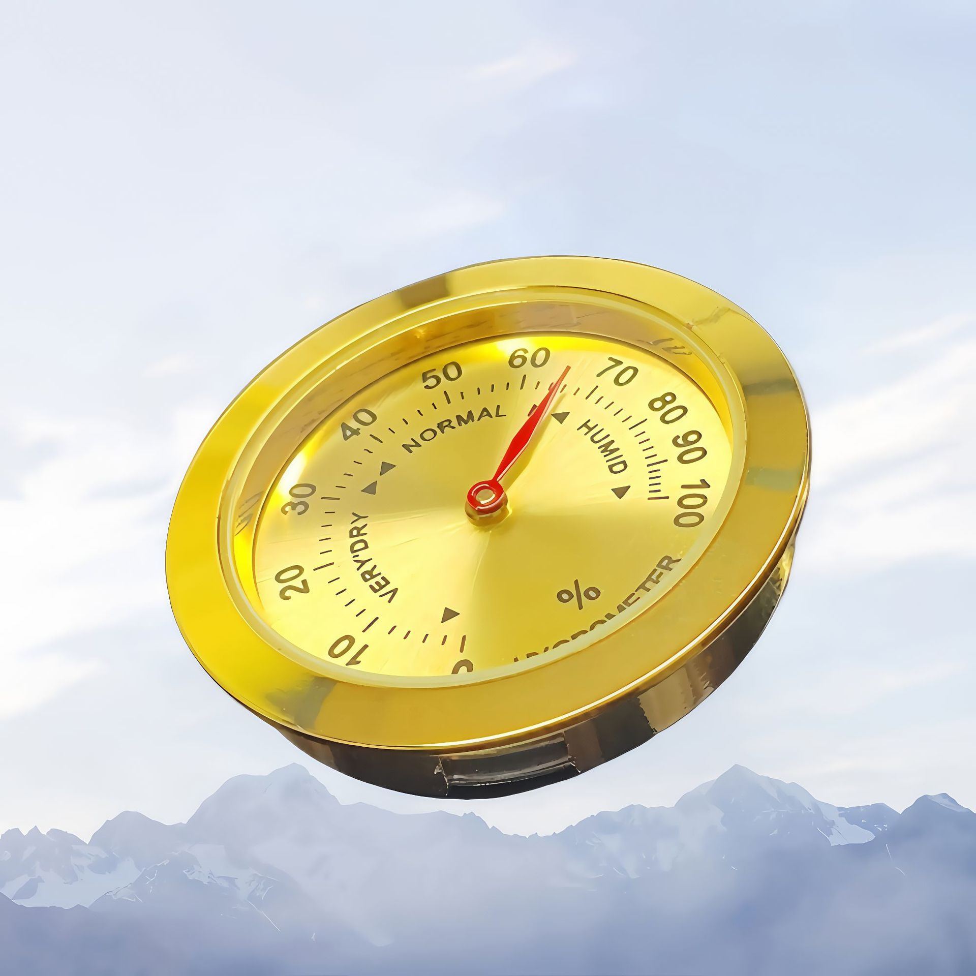 Hygrometer 37mm Inlaid Hygrometer Piano Box Cigar Pet Fish Hatching Tea Can Home Study Bedroom Humidity