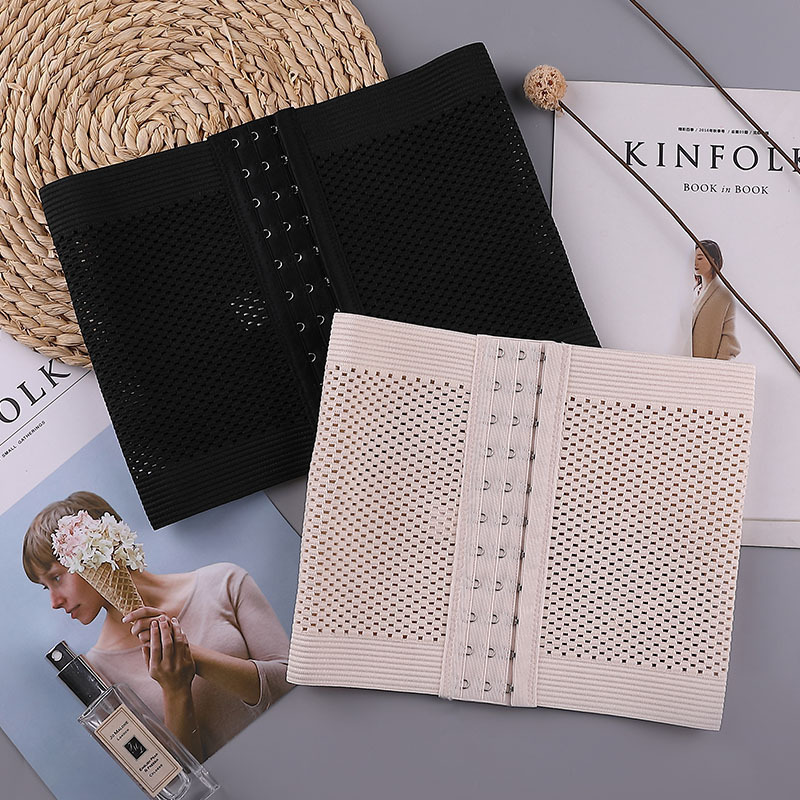 Эластичный послеродовой бандаж с тремя рядами и одиннадцатью кнопками для женщин, утягивающий пояс, высокая талия