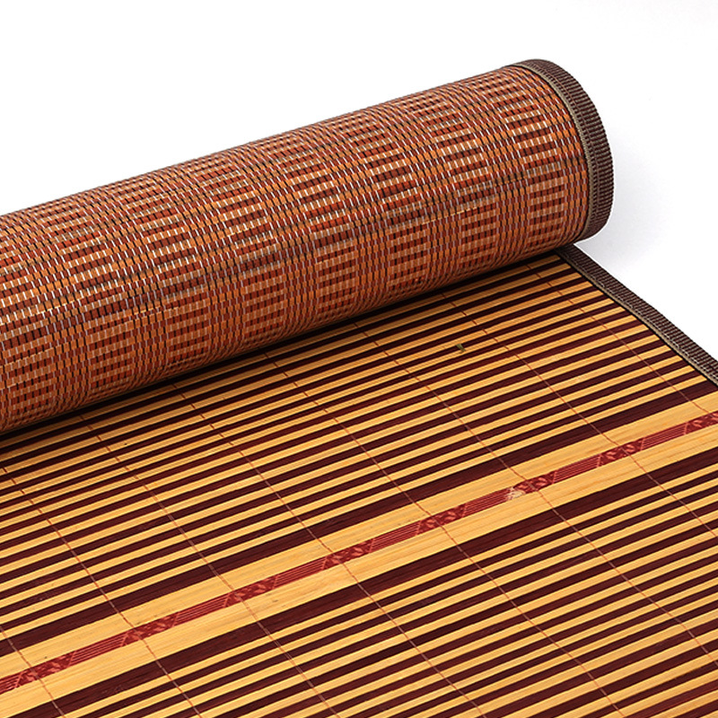 Factory wholesale summer student dormitory bamboo mat mat bunk single bed hotel migrant workers double-sided mat full bamboo