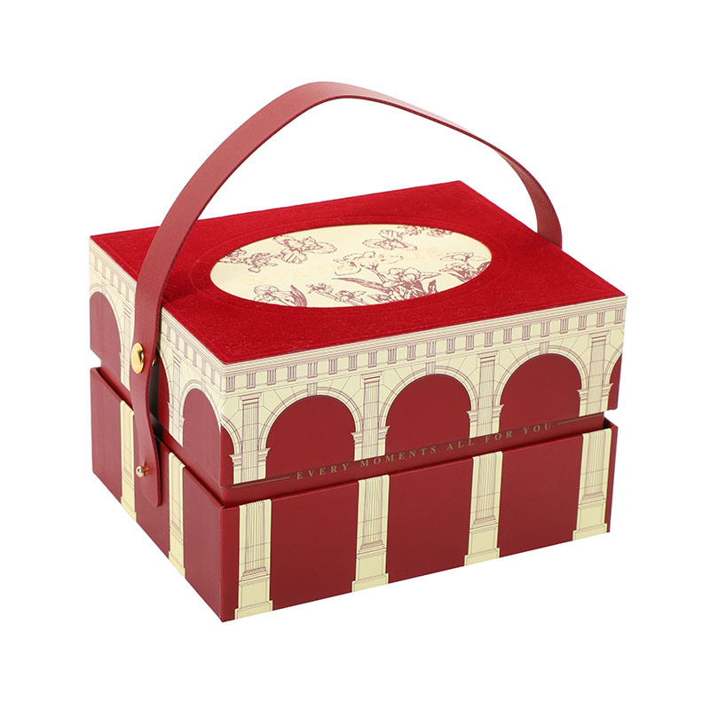 Wedding Bridesmaid Accompanying Gift Wedding Candy Box Square Box High-end Iris Flower Hand Gift Empty Box Gift Box