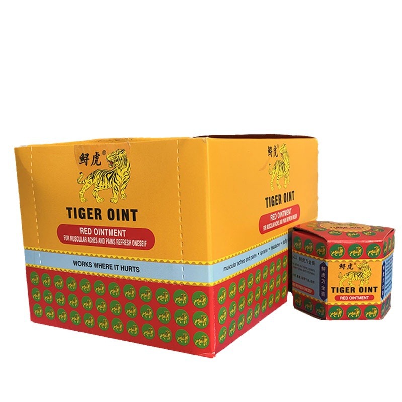 Foreign trade cross-border sturgeon tiger mint paste 19g sturgeon tiger mint paste