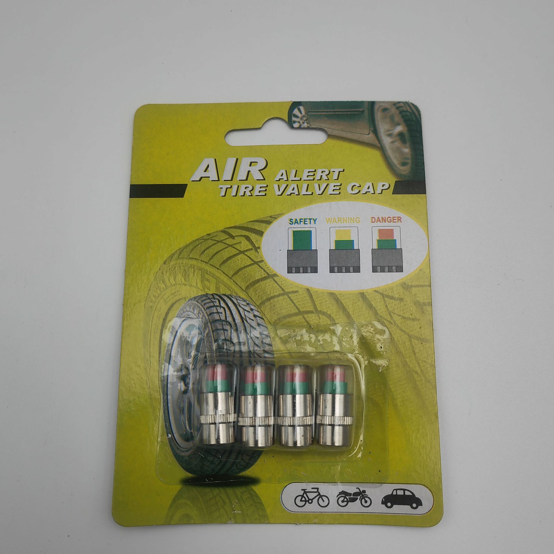 Car Tire Pressure Monitor Stainless Steel Valve Tire Pressure Detection Cap Neutral Car High-precision Tire Pressure Cap