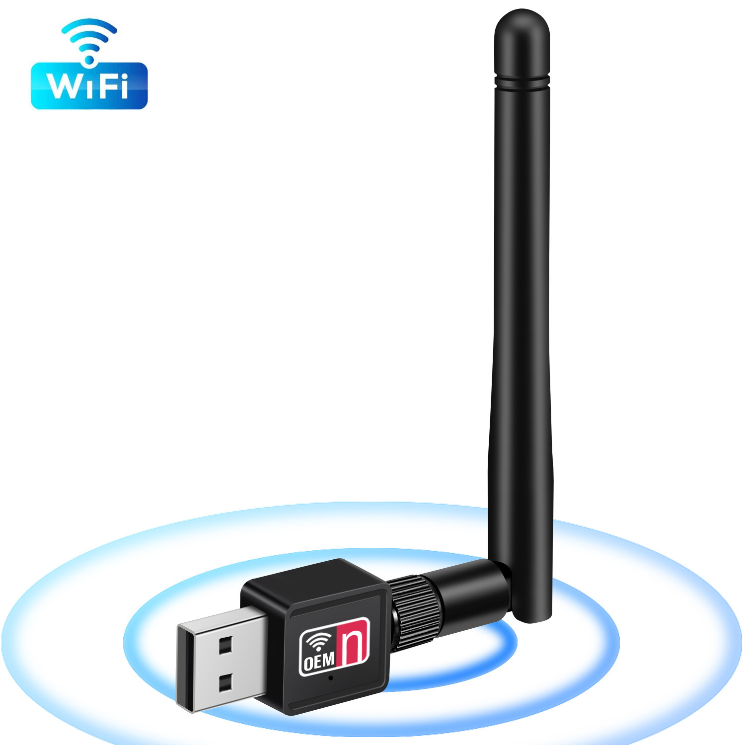 usb wifi 150M mini wireless small network card routing signal receiver RTL8188 external antenna 7601