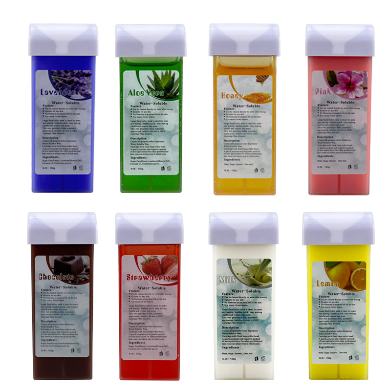 Water-Soluble 150g Hair Removal Sugar Wax Block Beeswax Hot Wax Machine Portable Roller Wax Strip Whole Body Body Frozen Wax