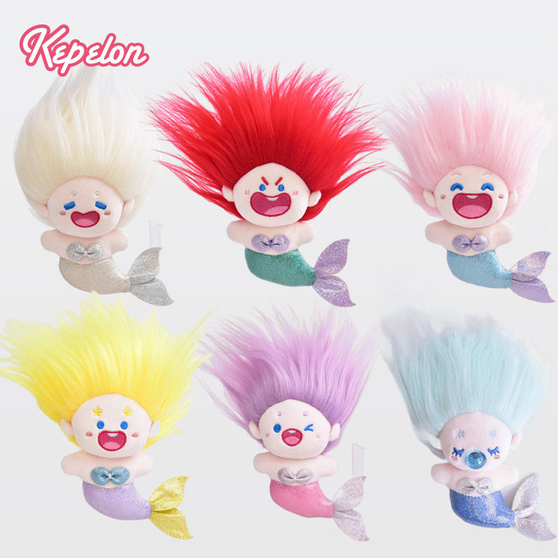 Настоящая красивая жареная русалка Серия Мягкая кукла Хлопковая кукла Милая принцесса Мультяшная смешная кукла подарок