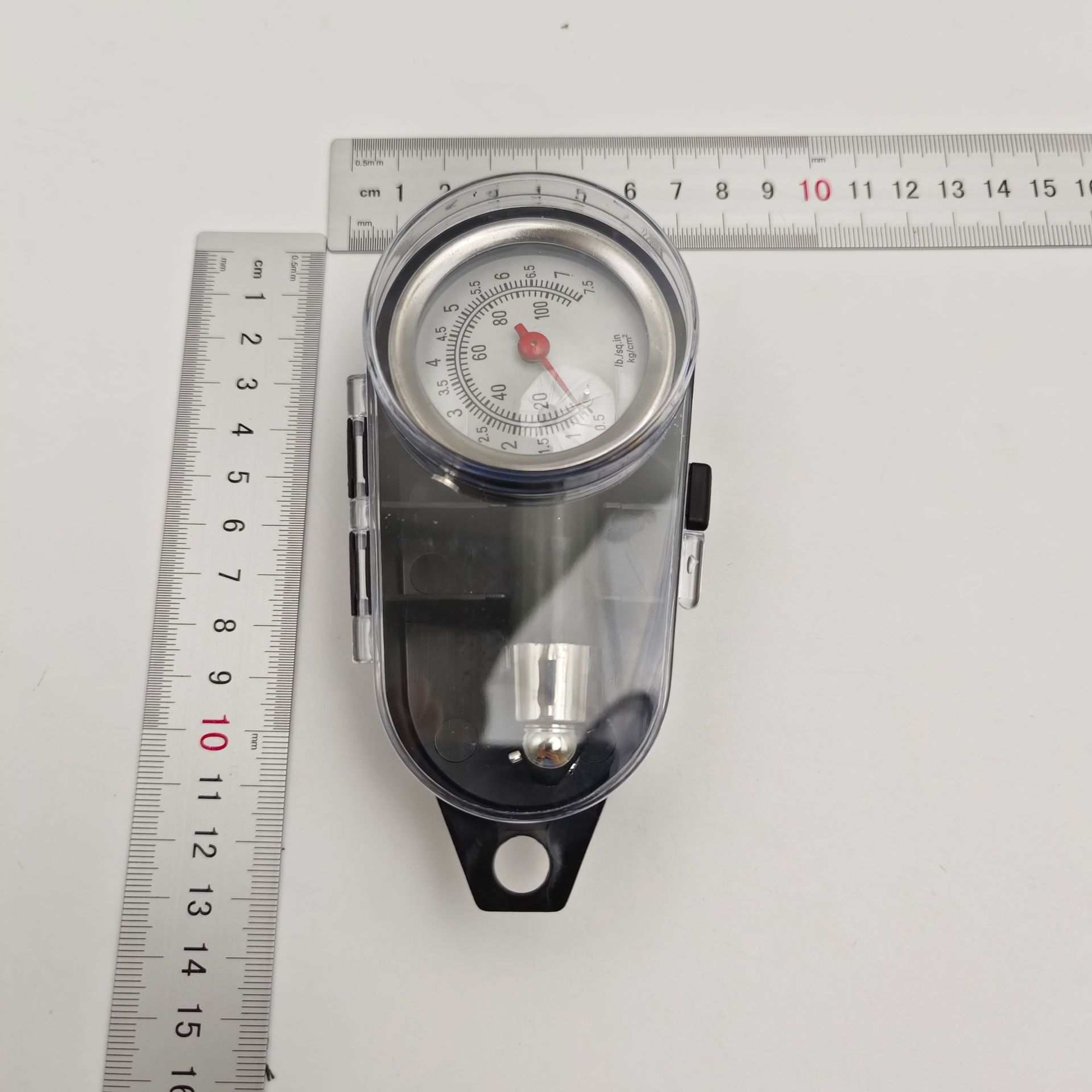 Car High-precision Spring Gauge Car Tire with Deflated Tire Pressure Gauge Boxed Car Pressure Gauge Metal Tire Pressure Gauge