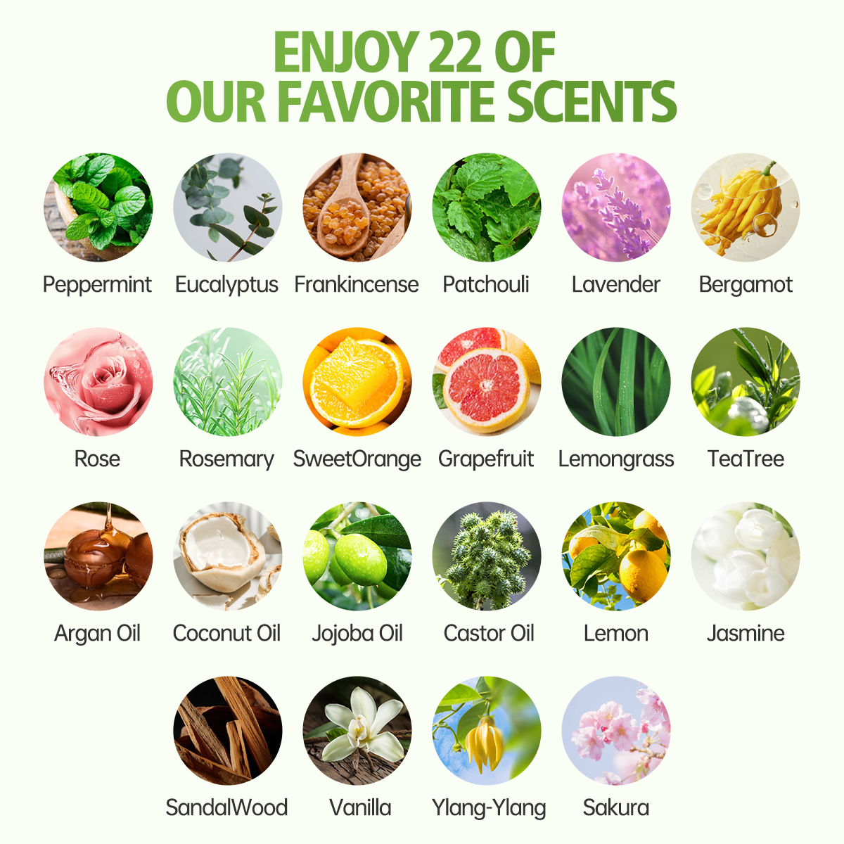 Hllozzi65 30ml Plant Essential Oil Aromatherapy Massage Aromatic Skin Care Castor Oil Lavender Rose Essential Oil