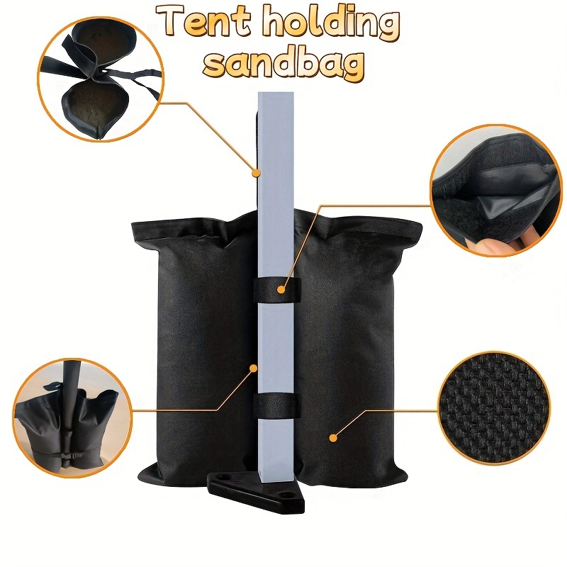 Temu Cross-Border Outdoor Tent Fixed Sandbags Sunshade Umbrella Base Fixed Sand 4 Pieces Tent
