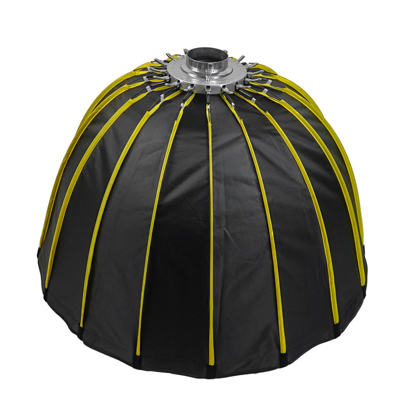 Fast-loading 70/90/120CM deep parabolic soft light box Rongkou deep throwing live metal umbrella soft light cover