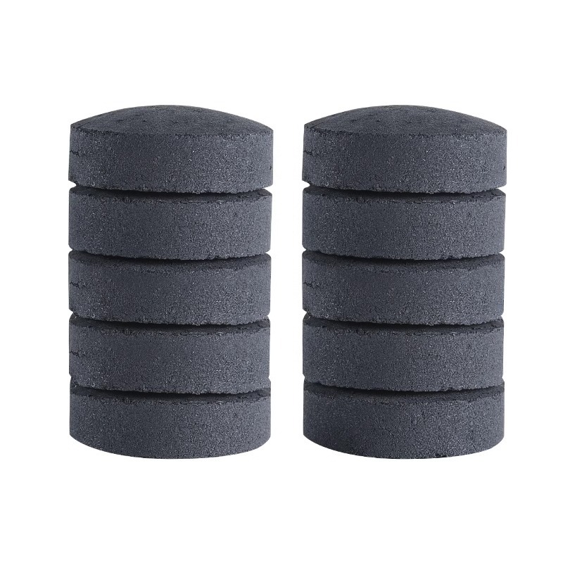 Quick-Burning Smokeless Barbecue Charcoal Fruit Wood Charcoal Flammable Bamboo Charcoal Household Square and Round Charcoal Blocks for Tea Brewing and Combustion Aid