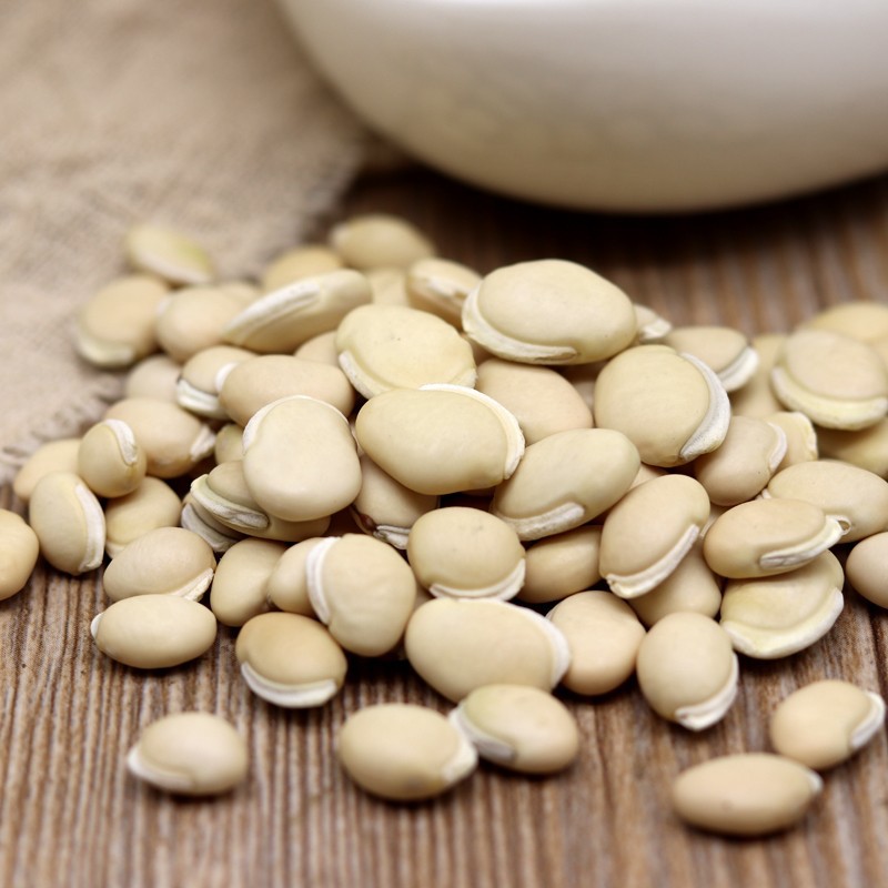 Premium Chinese Herbal Medicine White Kidney Bean 500g Genuine New Product Farmhouse Mixed Grain Dried Kidney Bean Powder White Bean Genuine Sulfur-Free