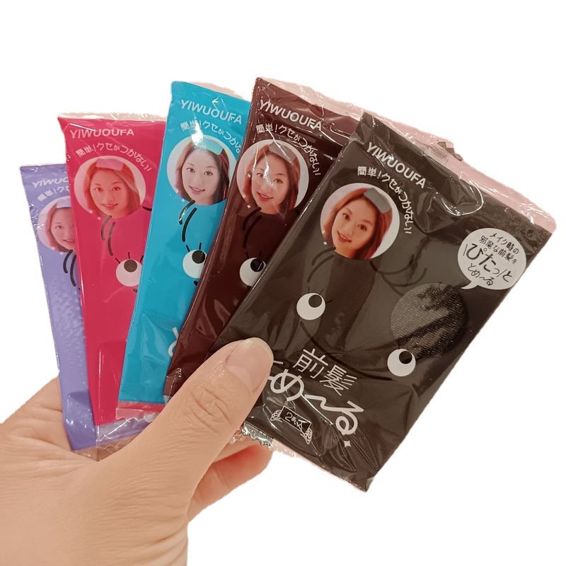 New Colorful Black Sticky Bangs Stickers, Magic Hair Stickers, Bangs Fixed Posts, Korean Style Bangs Stickers, Small Gifts