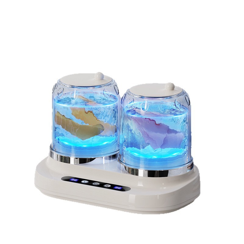 Blue Light Mini Washing Machine for Washing Socks, Fully Automatic Small Baby Laundry, Portable Double Barrel Intimates Laundry Cup