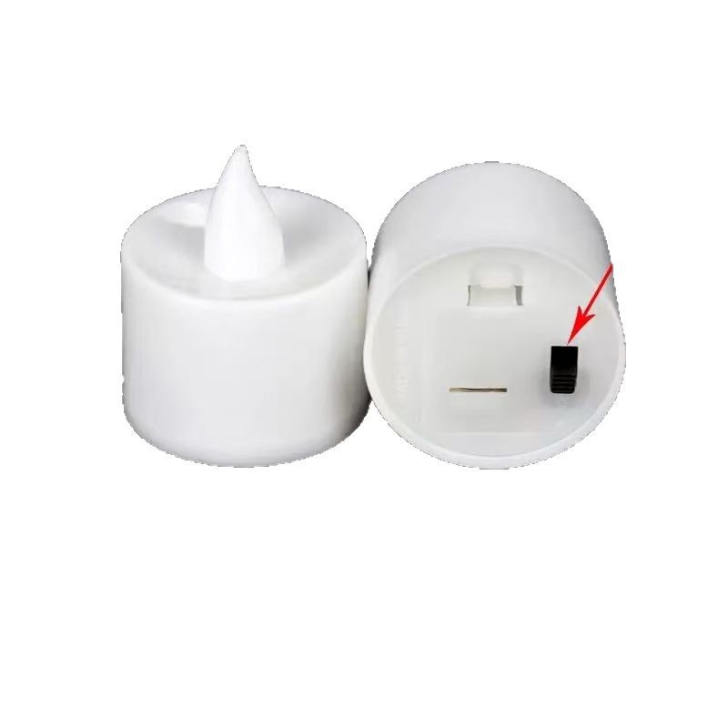 Led Digital Simulated Candle Light, Cylindrical Birthday Home Decoration for Worshiping Buddha, Creative Proposal Arrangement, Lighting Supplies