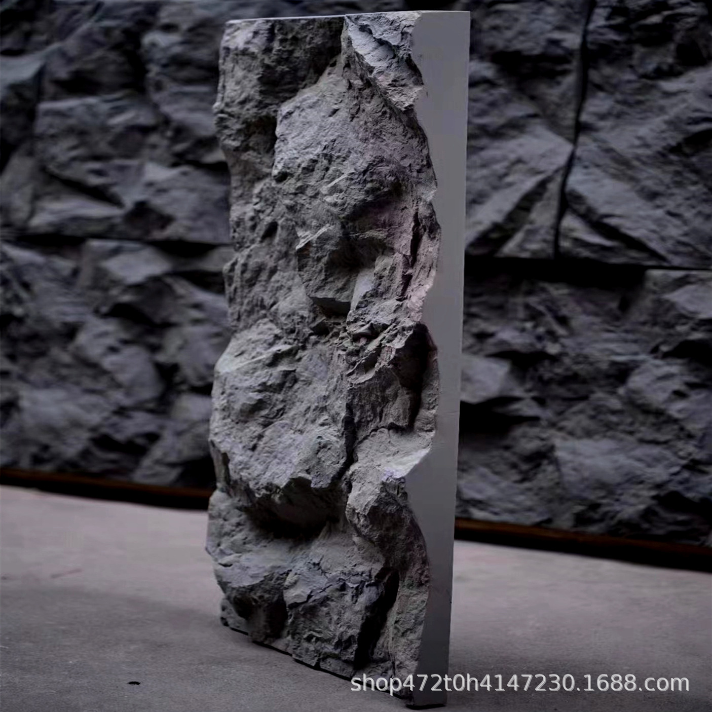 легкий культурный камень ПУ Шипи горная порода для внутренней и наружной отделки стен однородный узор большая плита искусственный грибной камень декоративная плита