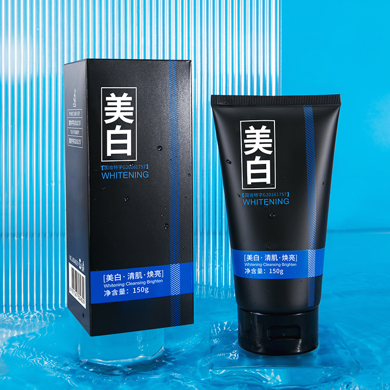 Очищающий гель для мужчин 150г глубокое очищение пор увлажняющий освежающий уход за кожей для студентов