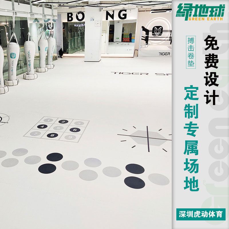 Wholesale roll mat fighting Sanda mat fighting training taekwondo mat seamless stitching martial arts dance roller mat