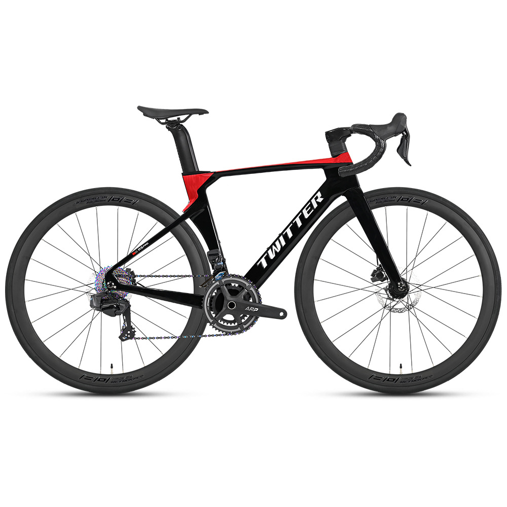 Twitter R5Pro-Term Carbon Fiber Road Bike Wireless Electronic Shifting Hydraulic Disc Brakes