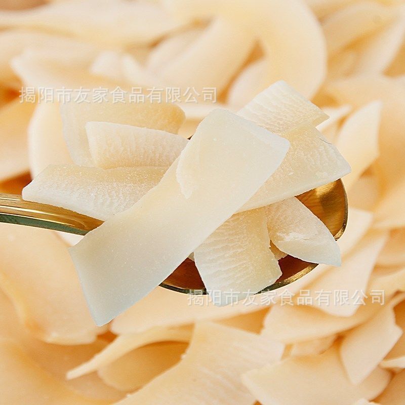 Hainan Coconut Crisp Instant Roasted Coconut Meat Thin Crisp Dried Coconut Snack Dried Coconut Milk Chips Coconut Crisp Pieces Instant