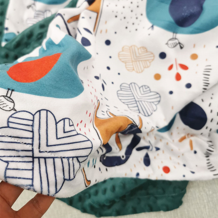 Baby Bean Blanket Baby Soothing Blanket Children's Double Quilt Blanket Air Conditioned Blanket Newborn Super Soft Blanket