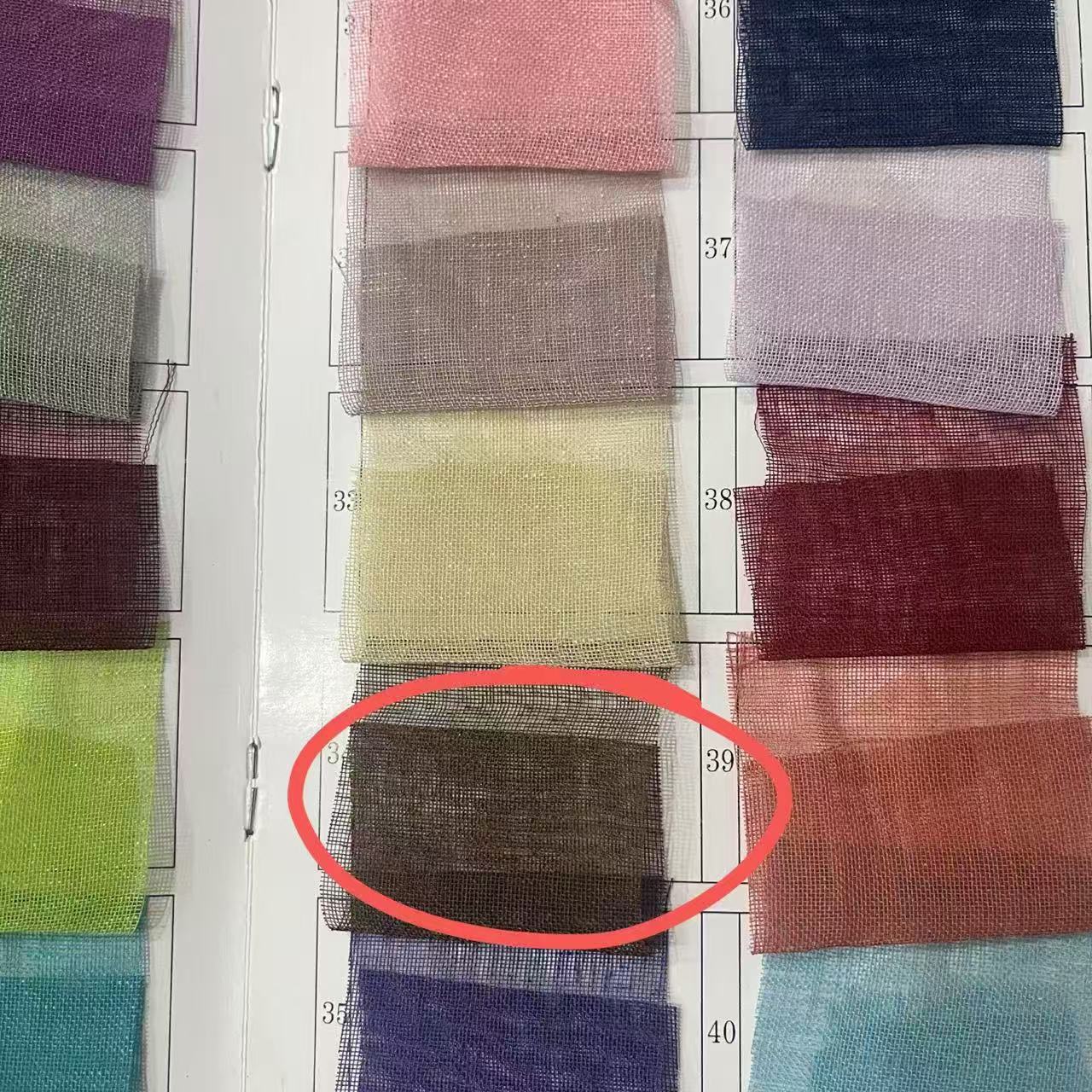 Source Manufacturer Fabric Spot Wholesale Pure Color Full Dolly Window Screen Blackout Curtain Fabric 108Cm70Gsm