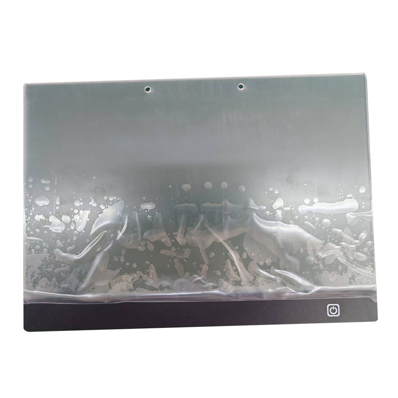 Cross-Border Transparent Acrylic Billboard Erasable Drawing Board 6-Color Neon Board Led Luminous Message Board Memo