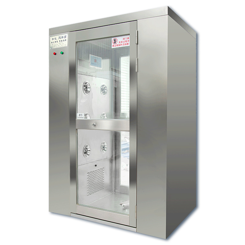 Air shower room finished product in stock double double blowing air shower room air shower channel dust-free purification workshop air shower machine cargo shower door