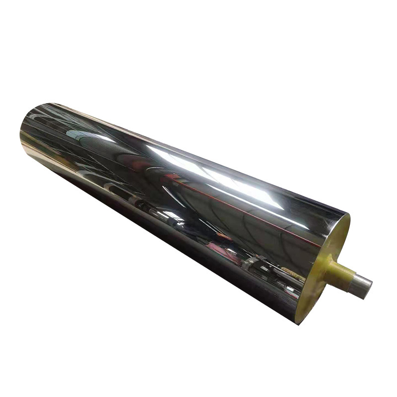 Stainless steel mirror roller aluminum guide roller industrial printing steel roller manufacturers supply aluminum alloy chrome plated roller