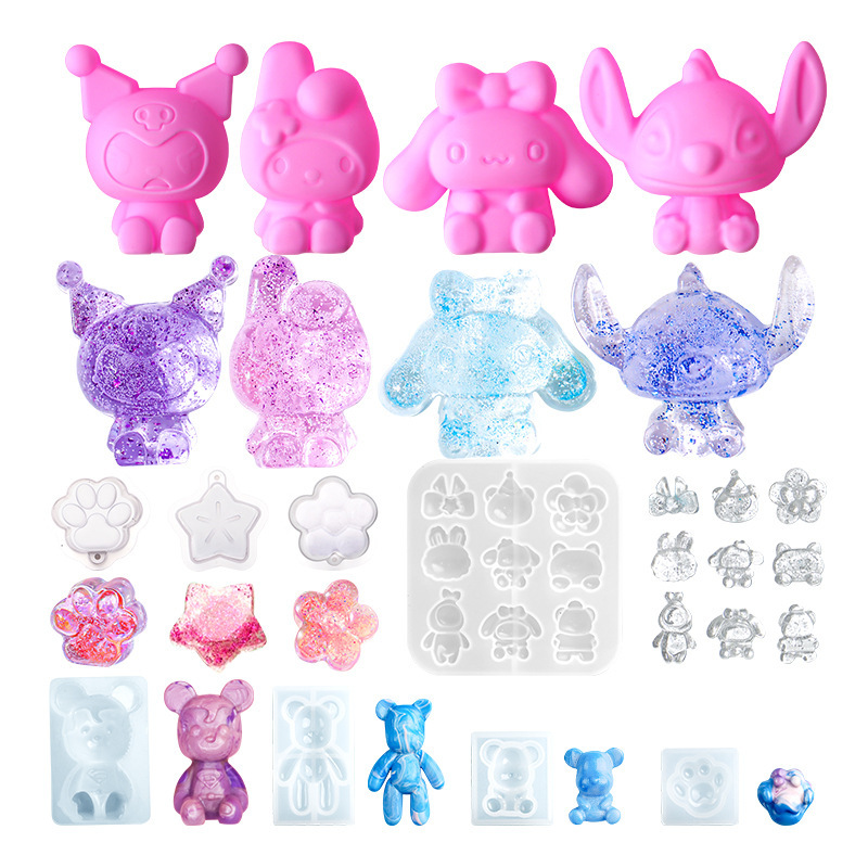 Pinch Le Jelly Wax Fire Paint suit Handmade DIY Tool Material Full Set Mold Children Holiday Gift Wholesale