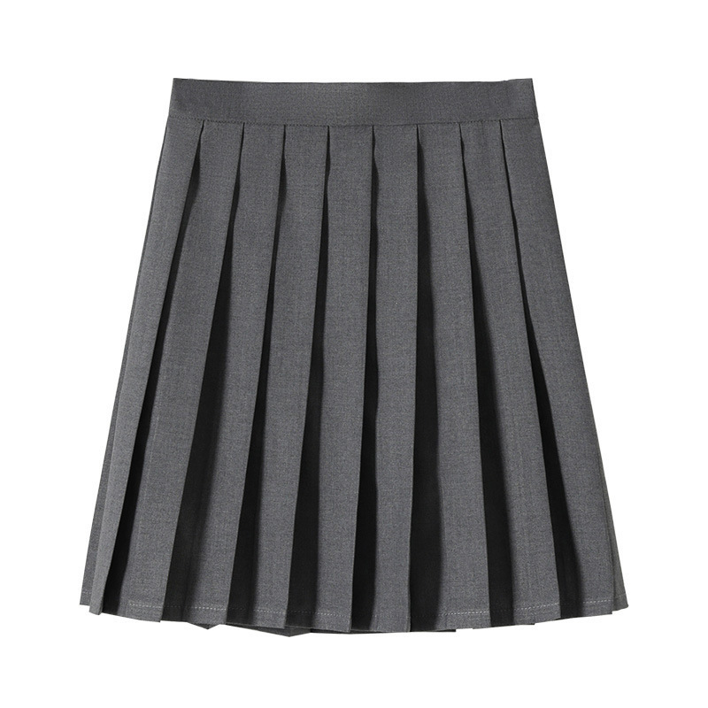 Wholesale Dropshipping Gray Two-Piece Japanese Authentic Jk Uniform Sailor Suit Academy Style Female School Outfit Jk Set Pleated Skirt