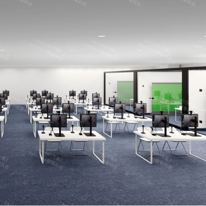 E-Commerce Live Broadcast Training Room Design and Construction Flexible Layout School Media Professional E-Commerce Training Room Construction Plan