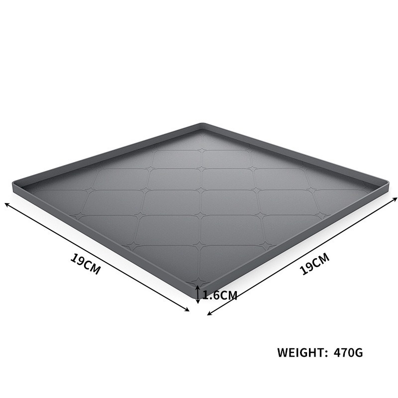 Leyton Silicone Sink Mat Drain Mat Lower Sink Silicone Mat Heat Insulation Mat Anti-Slip Mat Leak-proof Storage Sewage Mat