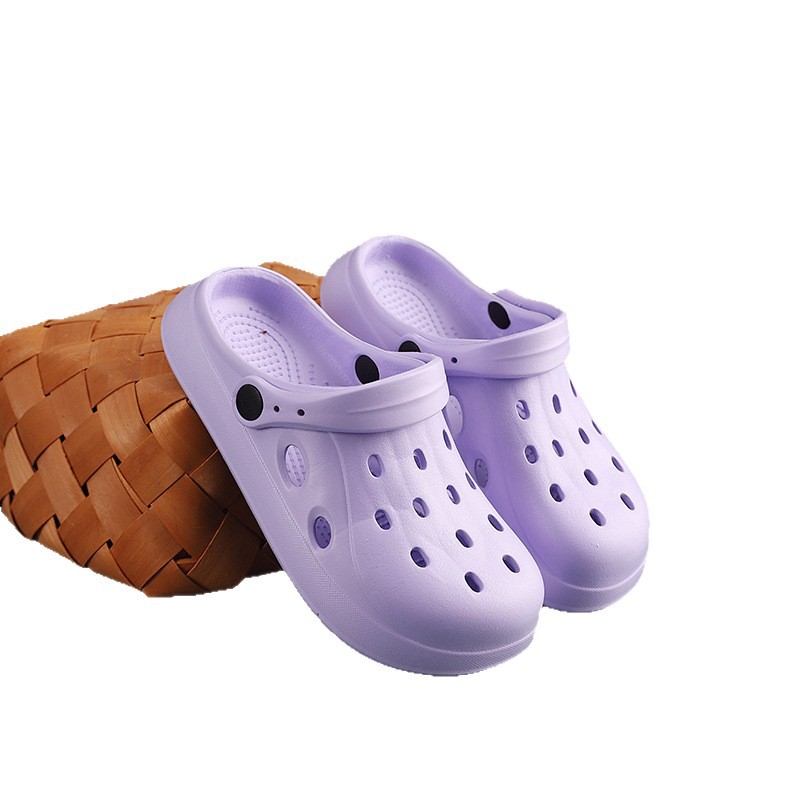 New Couple's Eva Clogs with Soft Soles, Non-Slip Hollow Sandals, Garden Shoes, Beach Casual Clogs