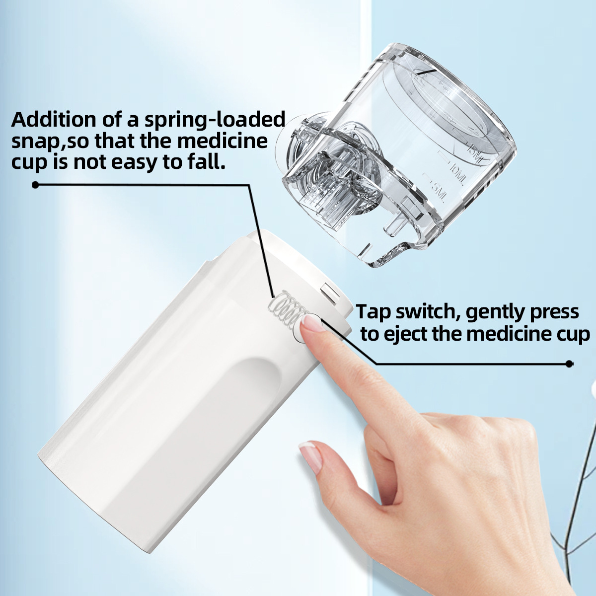 2024 new portable microgrid atomizer household handheld children adult compression atomizer ultrasonic atomizer