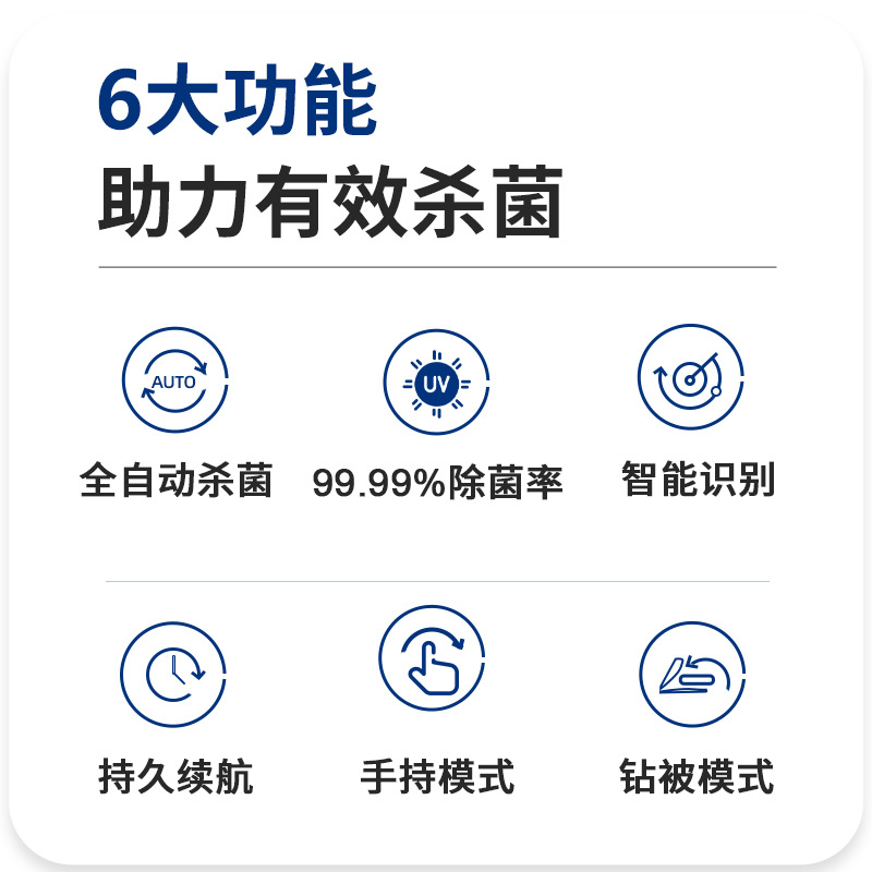 Dr. Wei Automatic Acarizer Household Bed Ultraviolet Sterilization Machine Household Wireless Acarizer Mite Removal Artifact