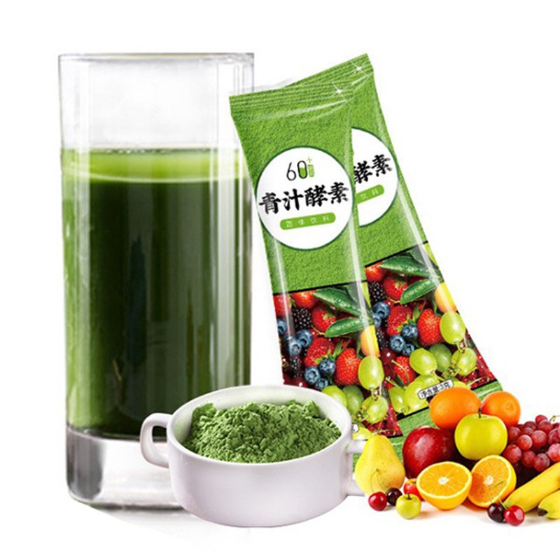 Barley Green Juice Enzyme Prebiotic Green Juice Wholesale Probiotic Green Juice Powder Meal Replacement Fruit and Vegetable Enzyme Powder