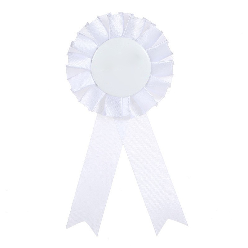 Factory production graduation party tinplate corsage Amazon and other hot products ribbon badge