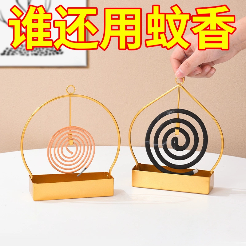 Креативный подставка для спиральных москитных коилей из кованого железа для домашнего использования, подвесная подставка для сандалового благовония, поднос для благовоний в спальне, подставка для ловли золы
