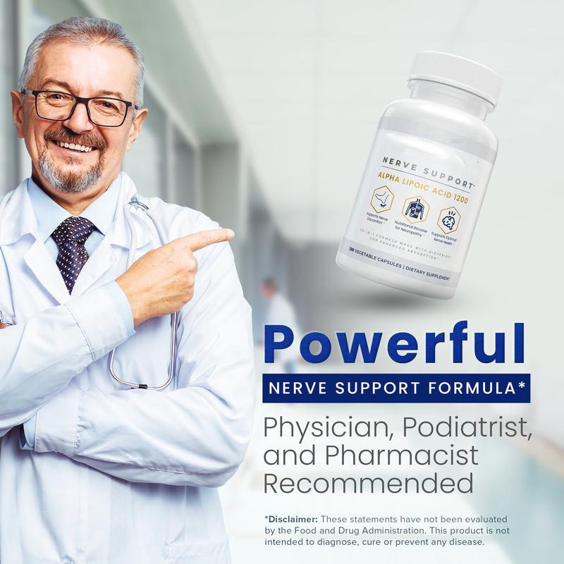Spot Tk Amazon Best-Selling Product Lipoic Acid Supplement Capsule Nerve Support Sciatic Nerve Capsule