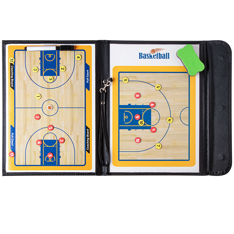 ✅ Portable Basketball and Football Coach Tactical Board Supplies Command Board Game Training Magnetic Erasable Foldable Book