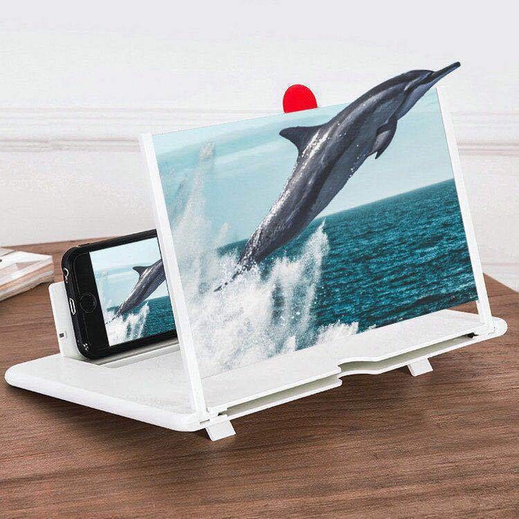 12inch Mobile Phone Screen Amplifier Large Screen Ultra-Clear High-Definition Eye Protection Projection Display Screen Expansion Magnifying Glass Holder