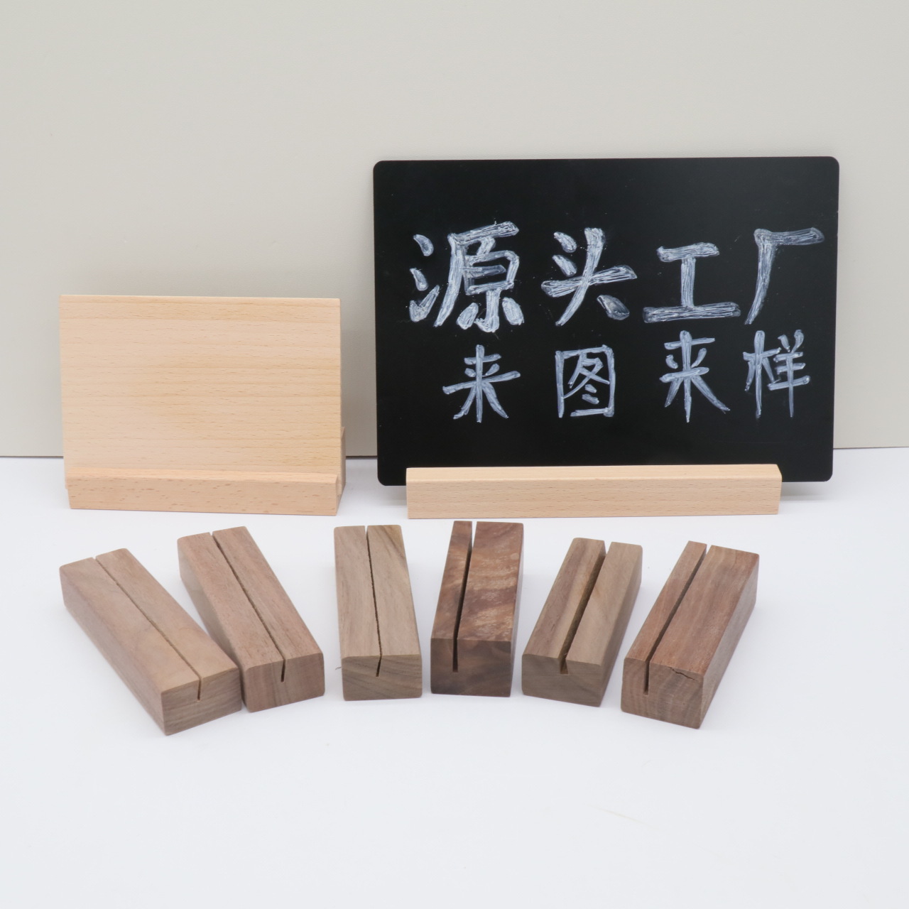 Многофункциональная деревянная подставка для настольного календаря, открыток, визиток, из массива дерева, оптовая подставка для заметок, можно напечатать логотип