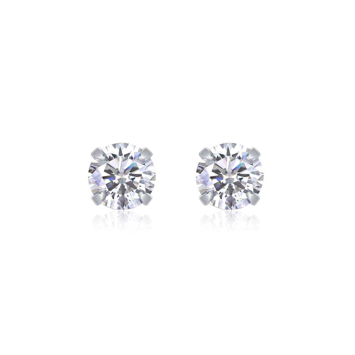 Cross-Border Amazon High-End Luxury Sparkling Earrings Moissanite Earrings Long Sterling Silver Ear Bone Earrings Earrings