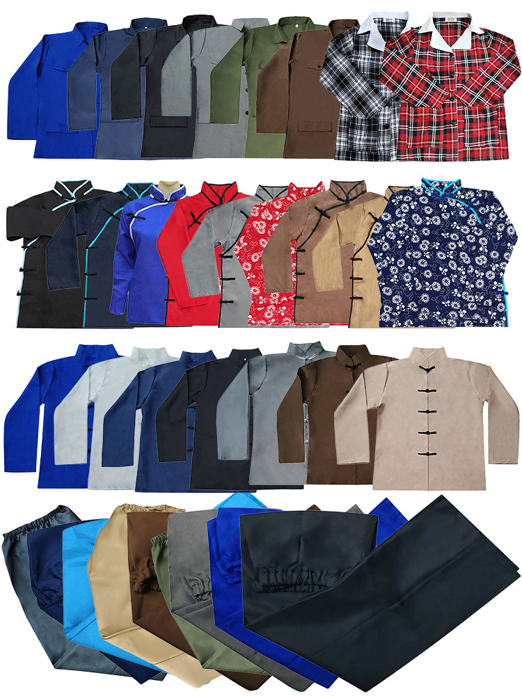 Original Zhiqing's Republic of China, Hundreds of Surnames, Farmer's Women, Nakamura's Ancient Drama Costume Sketch, Douyin Kuaishou Same Style