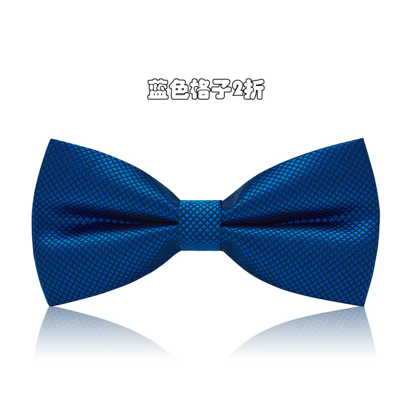 Men's Black Glow Solid Color Bow Tie Men's Wedding Wedding Groom Best Man Shirt British Korean Bow Female Fashion