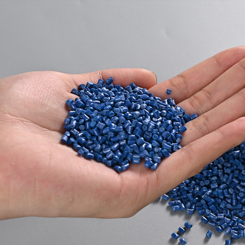 Factory Direct Supply of Pc Medium Blue Masterbatch High-Strength Plastic Products Raw Materials High-Strength Household Appliances Special Raw Materials