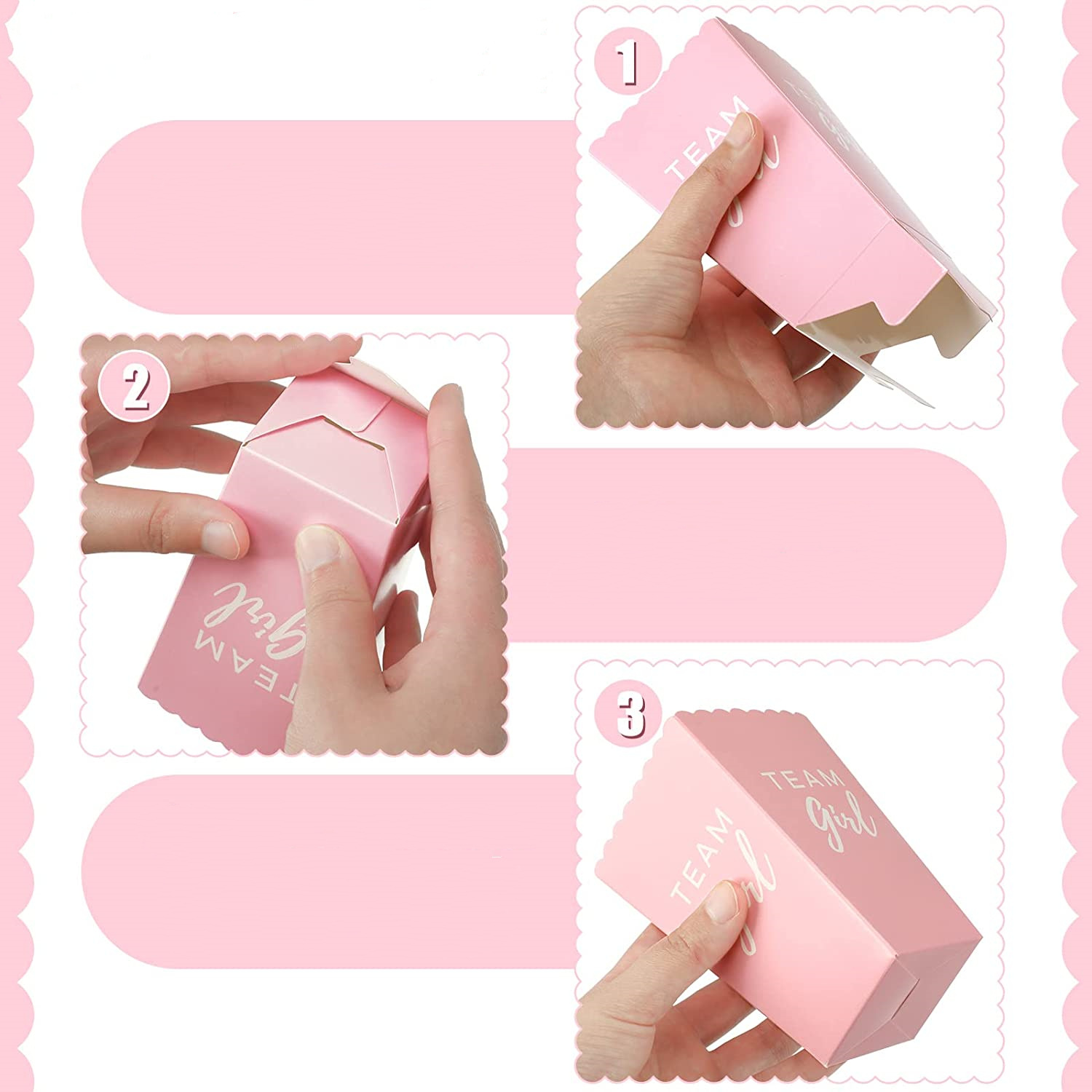 Sex Reveal Popcorn Box Boys' Girls Popcorn Box Baby Showdown Gender Display Party Supplies