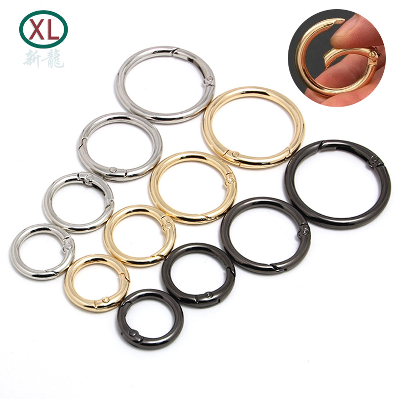 Подвесное оцинкованное пружинное кольцо открытое кольцо брелок аксессуары для багажа
