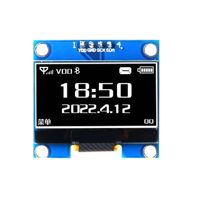 1.3-inch OLED display module with PCB version 12864OLED screen CH1116 driver SPI/IIC white and blue