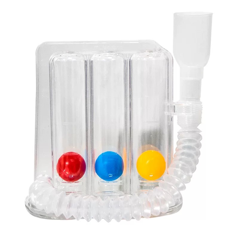 Medical Grade Breathing Trainer for Adults to Practice Lung Capacity and Lung Function Copd Blowing and Sucking Training Device